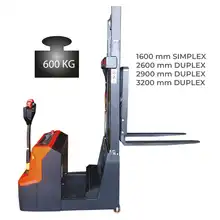 Counterbalanced Electrical stacker with light load capacity 600 kg