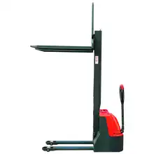 Single mast electric walkie stacker 1000 kg