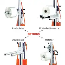Manual work positioner stacker 100 and 200 kg
