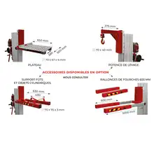 Manual winch lifter 200 to 400 kg