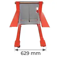 Aluminium manual stacker 181 and 227 kg