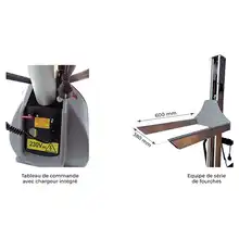 Steel or 304 stainless steel high performance semi-electric stacker 200 kg