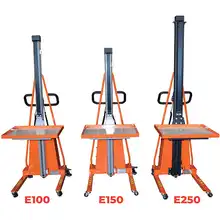Semi-electric work positioner stacker 100 to 250 kg