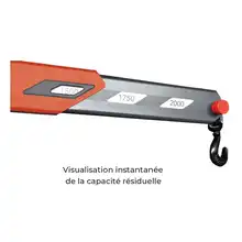Heavy-duty foldable shop crane 650 to 2000 kg