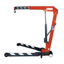 Heavy-duty foldable shop crane 650 to 2000 kg