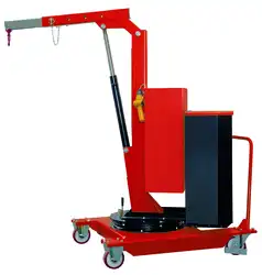 Electric lifting pivoting counterbalance shop crane 500 kg