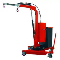 Electric lifting pivoting counterbalance shop crane 500 kg