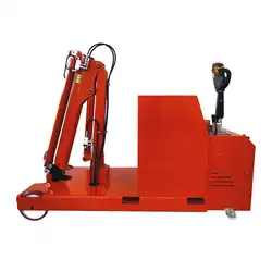 Motorized counterbalance shop crane 1000 kg up to 3 m extension