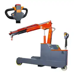 Motorized counterbalance shop crane 2000 kg up to 3 m extension