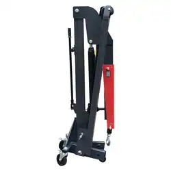 Foldable shop crane 500 to 2000 kg