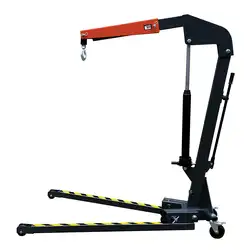 Foldable shop crane 500 to 2000 kg