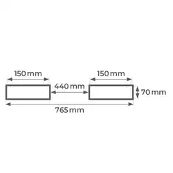 Counterbalance shop crane 550 and 750 kg