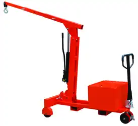 Counterbalance shop crane 550 and 750 kg