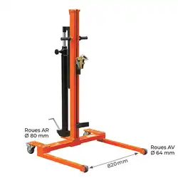 Hydraulic drum trolley 300 kg
