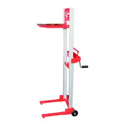 Portable manual mini stacker 80 kg