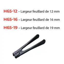 Steel strapping sealers 12 - 19 mm