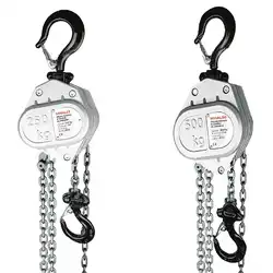 Ultra-light aluminium manual chain hoist