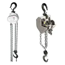 Ultra-light aluminium manual chain hoist
