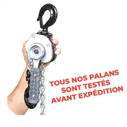 Ultra-compact manual lever chain hoist 250 and 500 kg