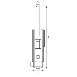 Vertical plate clamps 1000 to 5000 kg