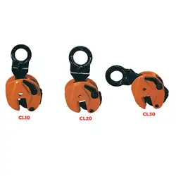 Vertical lifting clamp 500 to 3000 kg