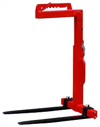 Adjustable crane forks 1000 to 5000 kg