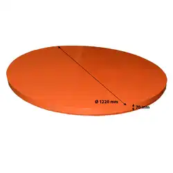 Circular turntable for HW scissor lift tables