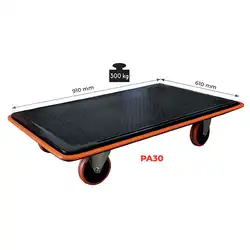 Steel platform dolly 150 and 300 kg