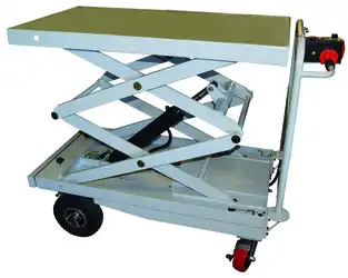 Powered platform with electric lift 400 kg