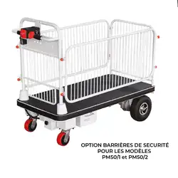Powered platform trolley 200 and 400 kg