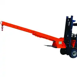 Adjustable extendable forklift jib 3000 kg