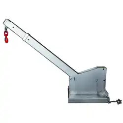 Adjustable extendable forklift jib 4500 kg