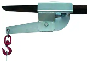 Galvanized forklift hoisting hook 1500 and 3000 kg