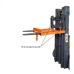 Forklift hoisting hook 1500 to 3000 kg