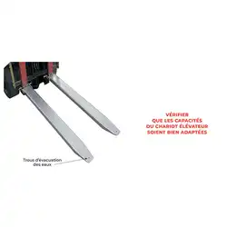Closed forks extensions 1000 to 2500 kg