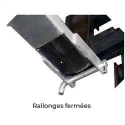 Closed forks extensions 1000 to 2500 kg