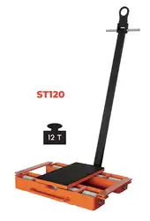 Steerable load skates 3 to 12 ton