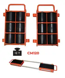 Adjustable load skates 6 to 24 ton