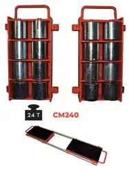 Adjustable load skates 6 to 24 ton