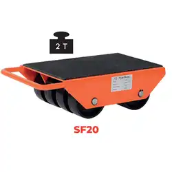 Fixed wheeled load skates 1000 to 6000 kg