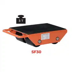 Fixed wheeled load skates 1000 to 6000 kg