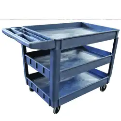 Plastic service trolley 250 kg