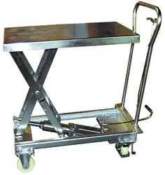 304 Stainless steel manual lift table 100 and 200 kg