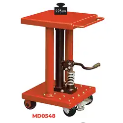 Adjustable hydraulic lift table 90 to 2700 kg