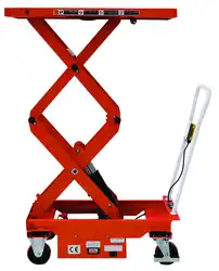 Semi electric scissor lift table 500 to 1000 kg