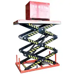 Electric triple scissors lift table 1000 and 2000 kg