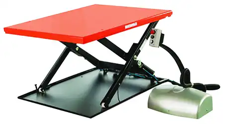 Low-profile budget electric lift table 1000 kg