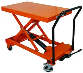 Mobile manual lift table 300 and 500 kg