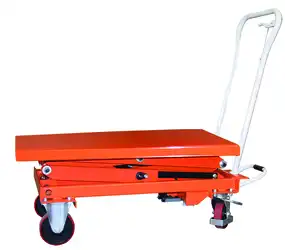 Manual high lift table 300 to 800 kg