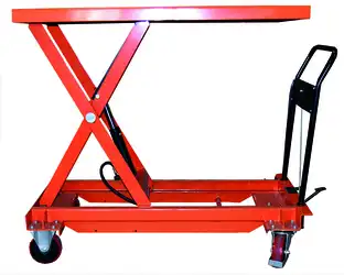 Oversized platform manual lift table 500 and 1000 kg